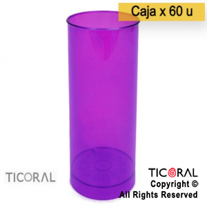 VASO TUBO VIOLETA X 60